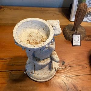 Antique frog ash tray